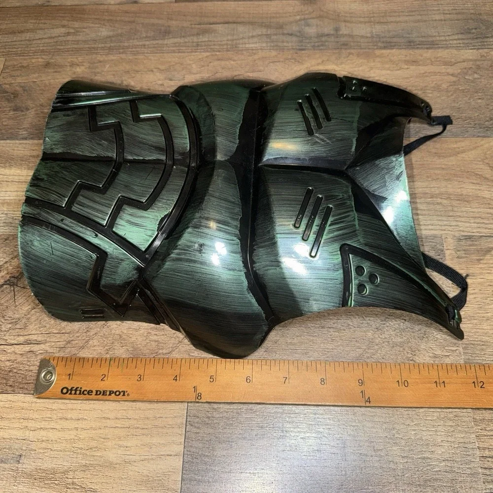 Unbranded Costume Mask & Armor Kids OS Green Marvel Goblin Style